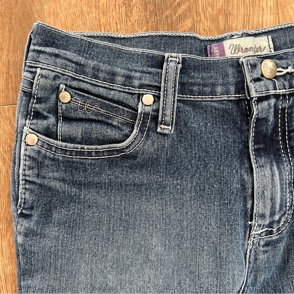 Wrangler Patchwork Denim Maxi Jean Skirt Size - Picture 4 of 16